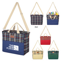 Tartan Cooler Bag With Fleece Blanket